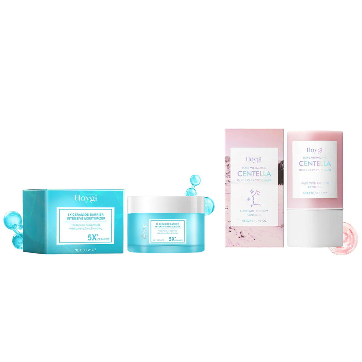 Korea Centella Rapid Pore Cleansing Clay Mask Quick Moisturizing Soothing Facial Brightening Face Mask Korean Skincare 27g