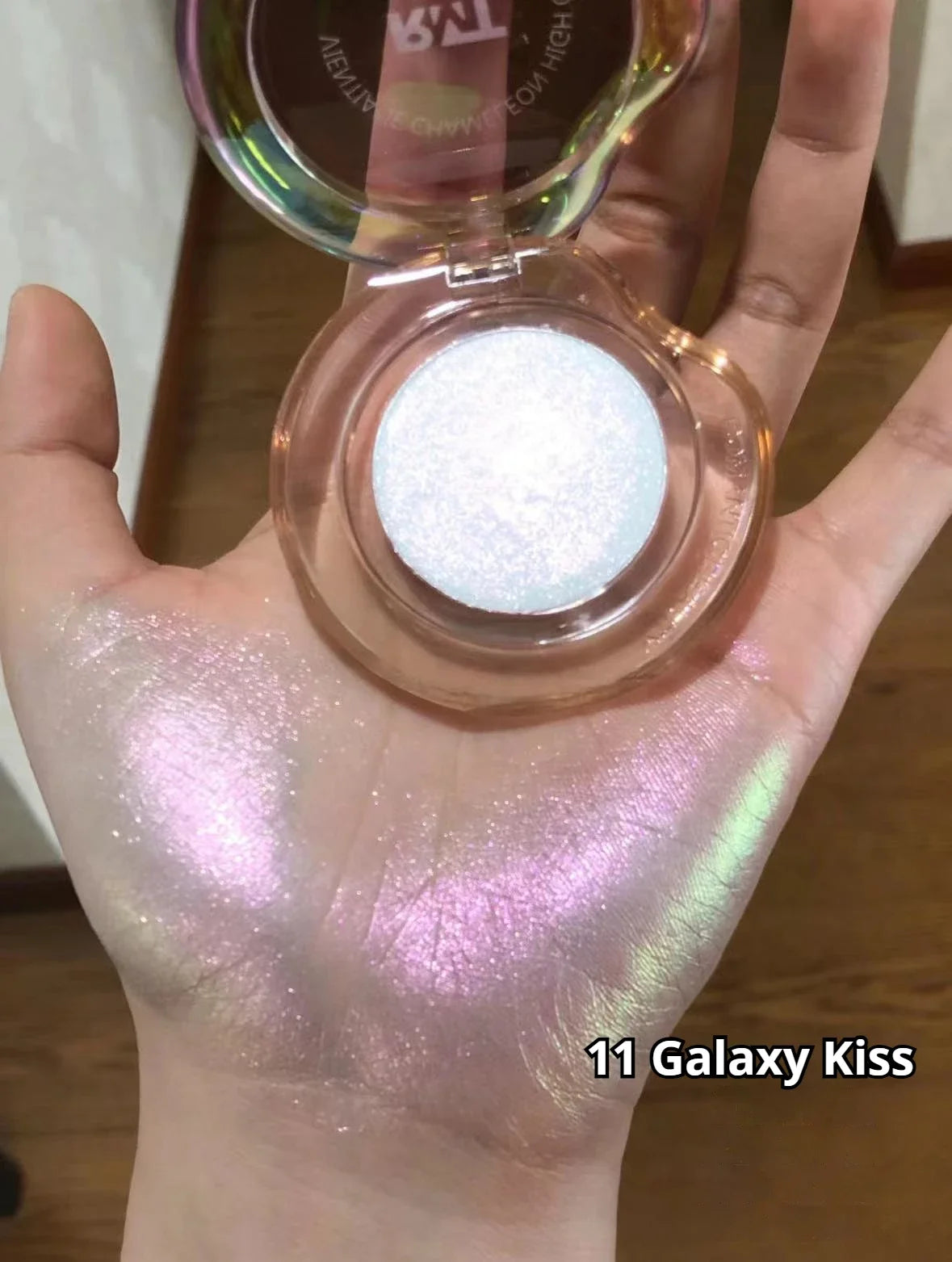 RMT High Gloss Chameleon Highlight Matte Purple Fine Powder Cream Blusher Shiny Face Brightening Integrated Plate ROMATIC Makeup