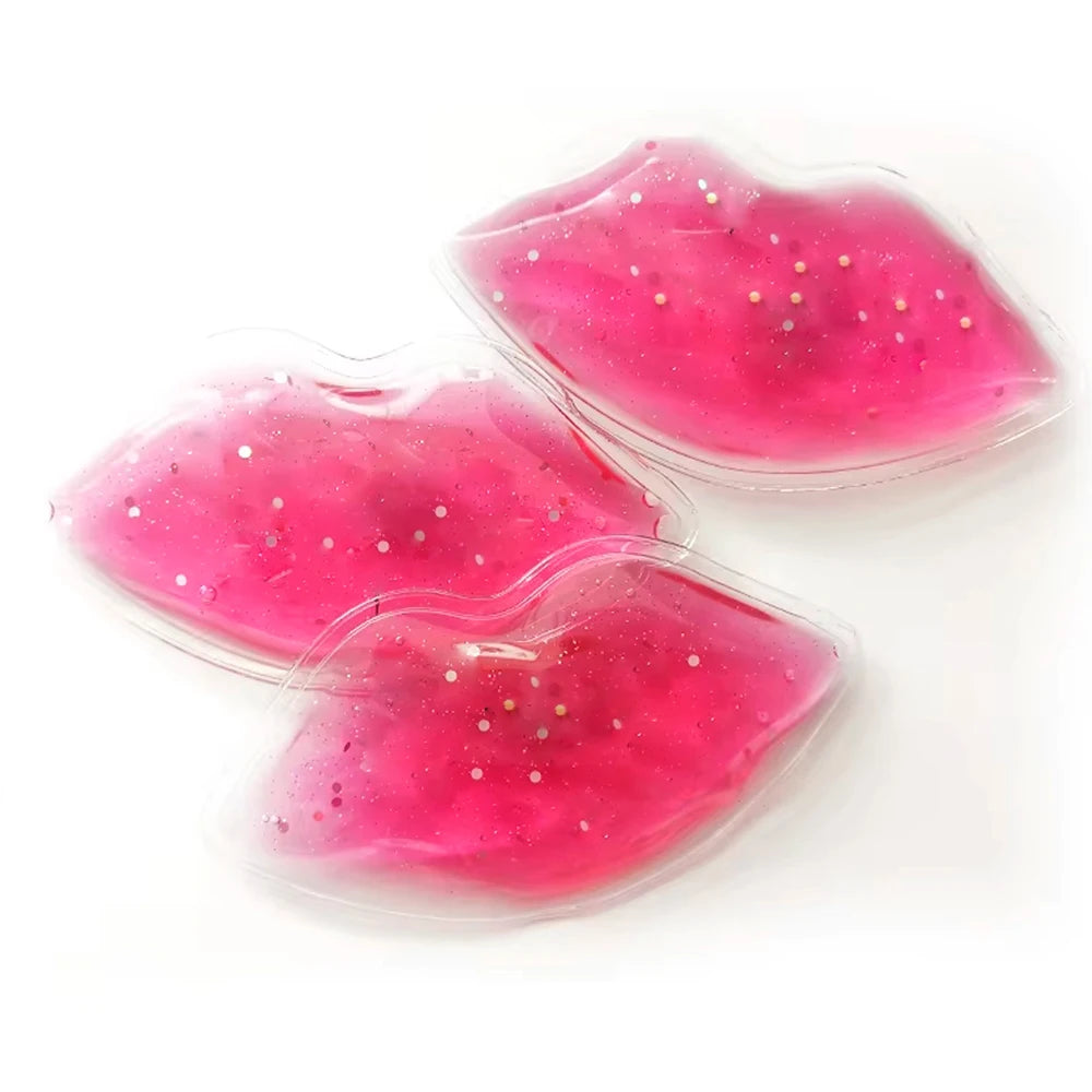 Lip Gel Ice Packs Cold Use for Lip Surgery Flexible Reusable Cooling Pad Cold Compress for Cosmetic Injuries Pain Relief