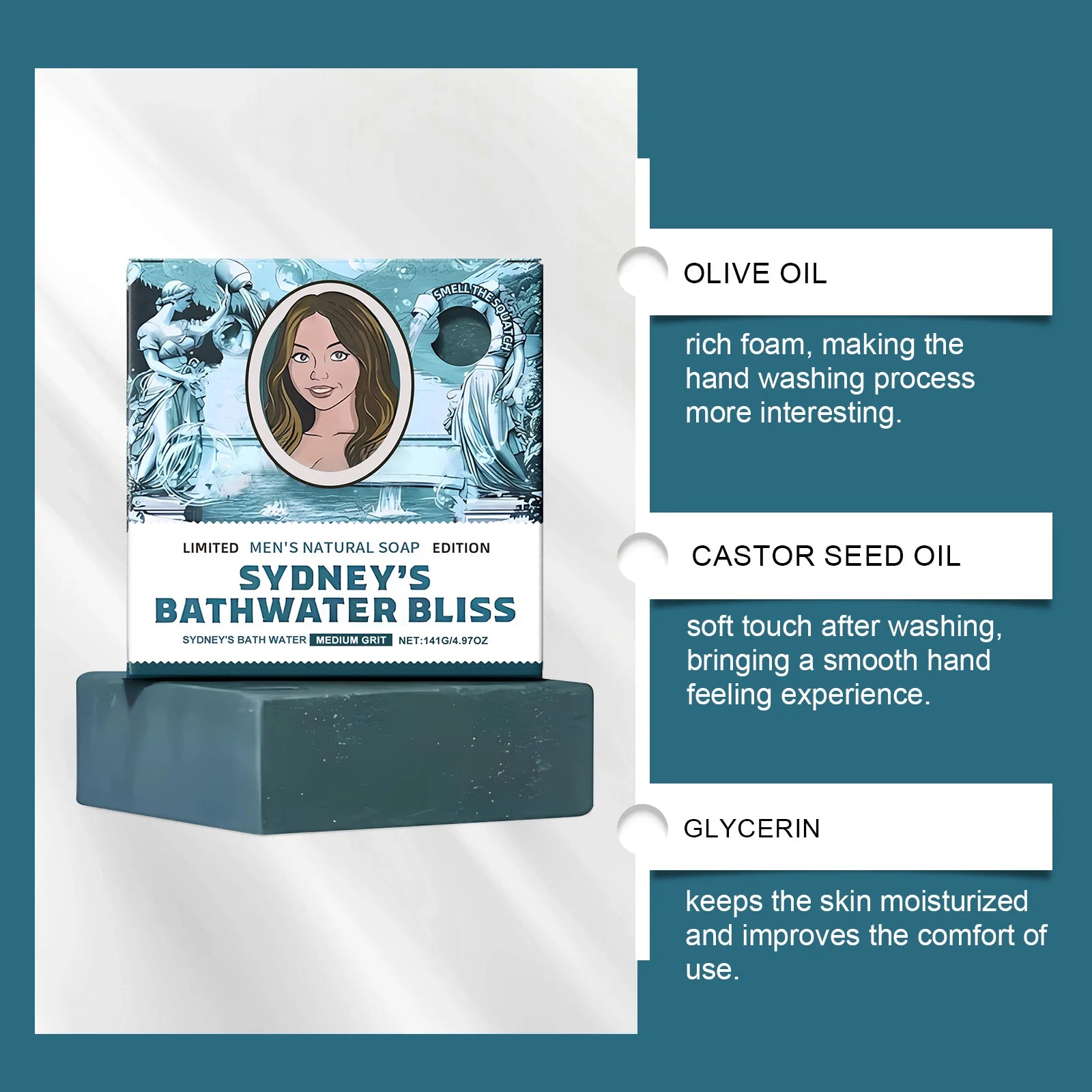 Exfoliating Chicken Skin Body Soap Nourishing Oil-Control Odor Removing Moisturizing Refreshing Natural Aroma Cleanses Skin