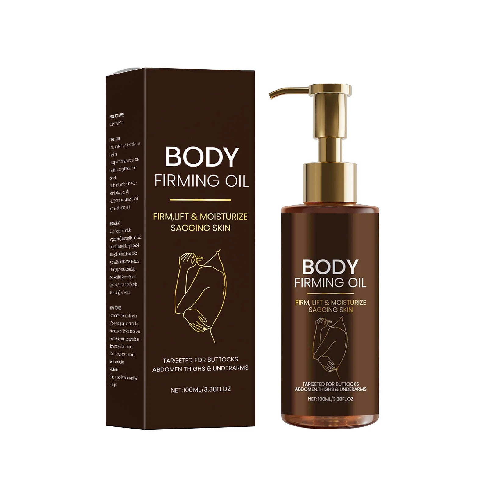 Body Oil Tightening Body Lightening Improve Dry Brightening Nourishing Lifting Firming Smooth Anti Cellulite Massage Skin Care