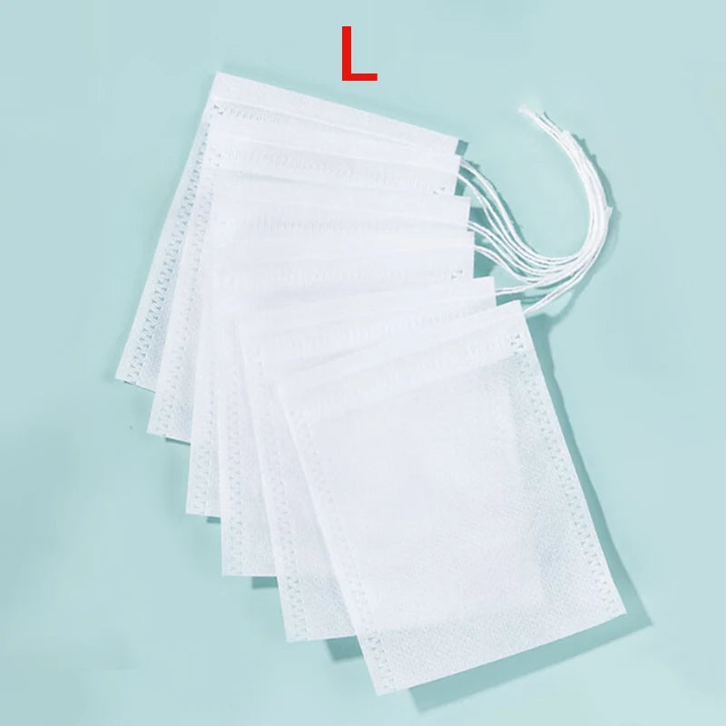 100pcs Disposable Tea Filter Bags; Drawstring Filter Tea Bags 100pcs Disposable Tea Filter Bags; Drawstring Filter Tea Bags