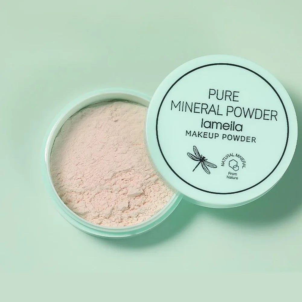 Waterproof Mineral Face Powder Oil Control Translucent Setting Powder High Coverage Makeup Fixer Powder Make-up For Women