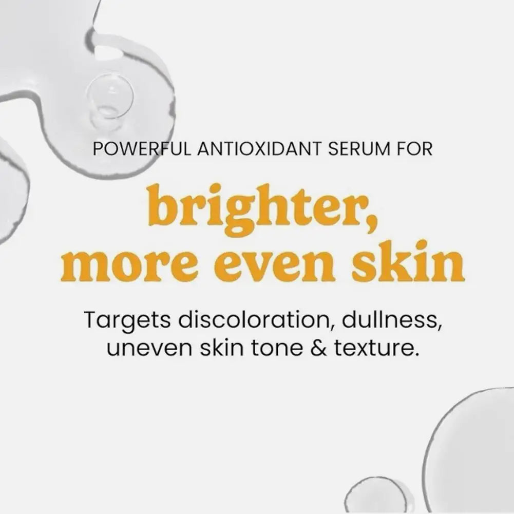 Timeless VC Serum with Ferulic Acid Antioxidant Wrinkle Resistant Hydrating Firming Reduce Fine Lines Essence for Brightens Skin