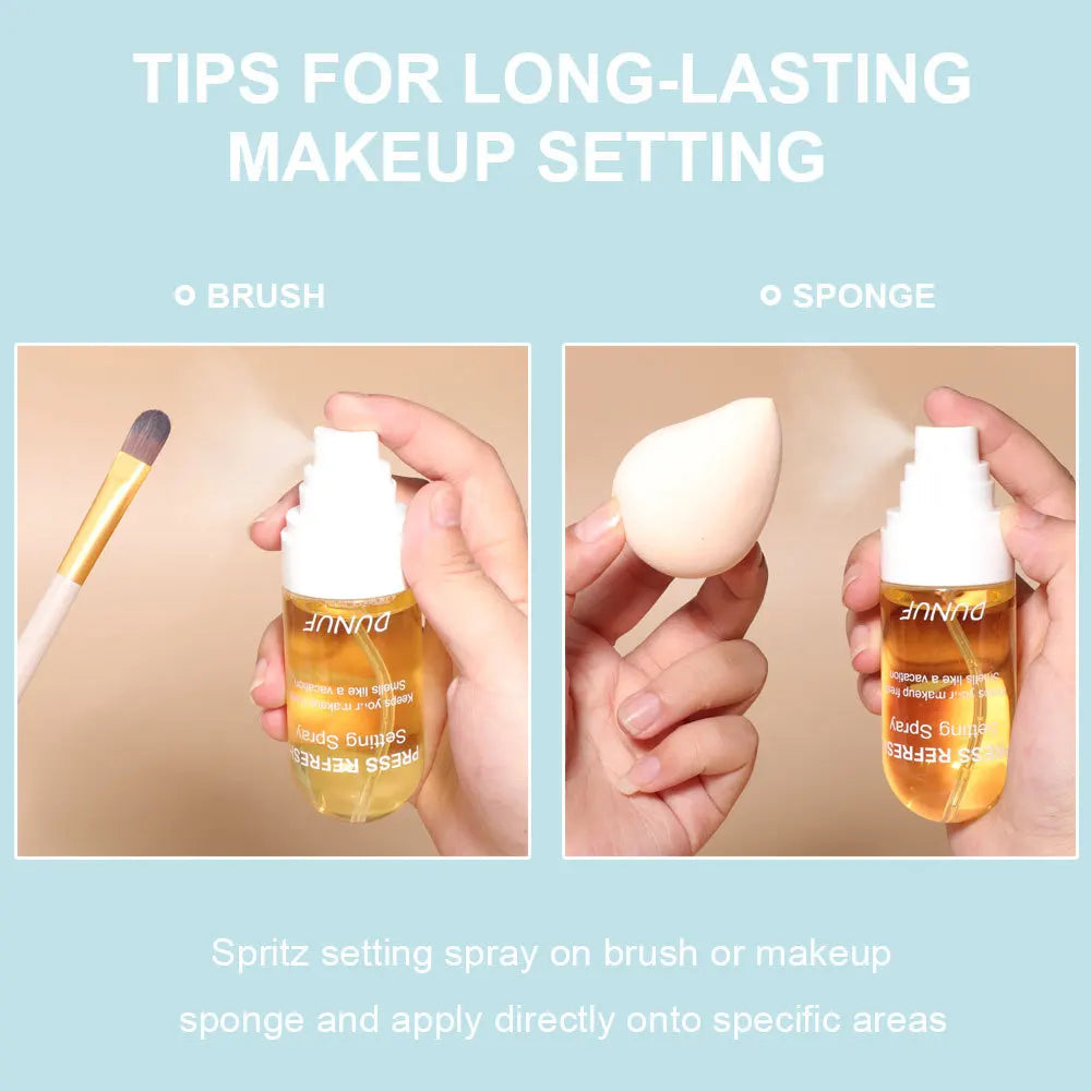 DUNUF 1 Pcs Moisturizing Makeup Setting Spray - Prevents Melting Fading No Oil Long-lasting Freshness for Facial Makeup