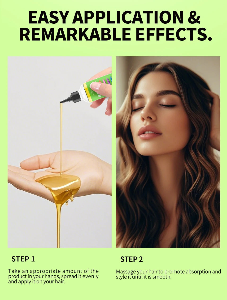7-IN-1 Hair Oil for All Hair Types Natural Plant Oils Complex Hair Care Serum Reduces Breakage Hydration & Shine Hair Essence