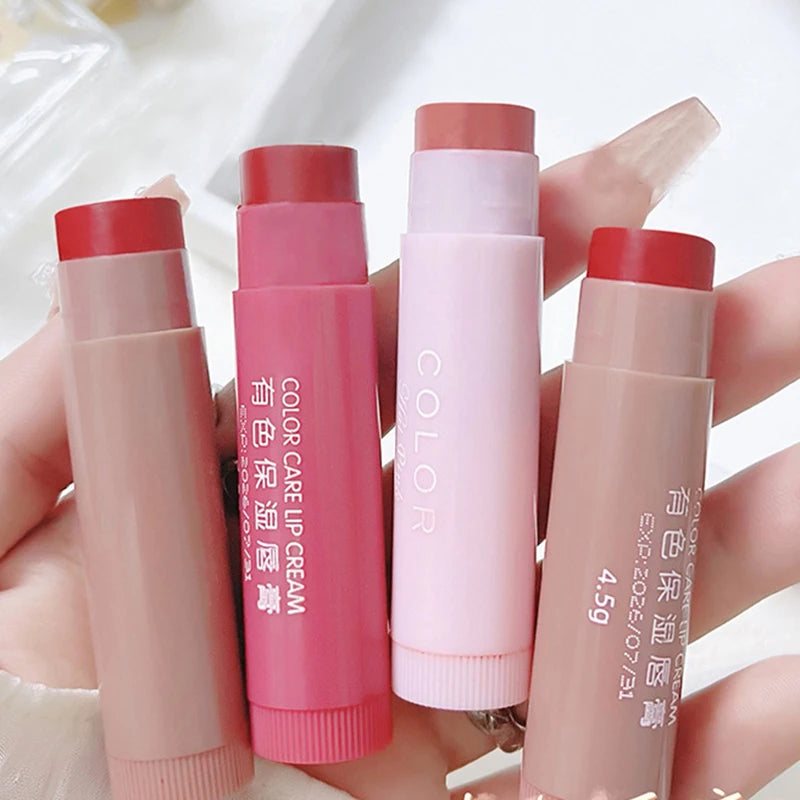 Glow Lip Gloss 3 Colors Long-lasting Moisturizing Lip Tint Shiny Lip Makeup Cosmetics diluting lip lines, anti-drying lip balm