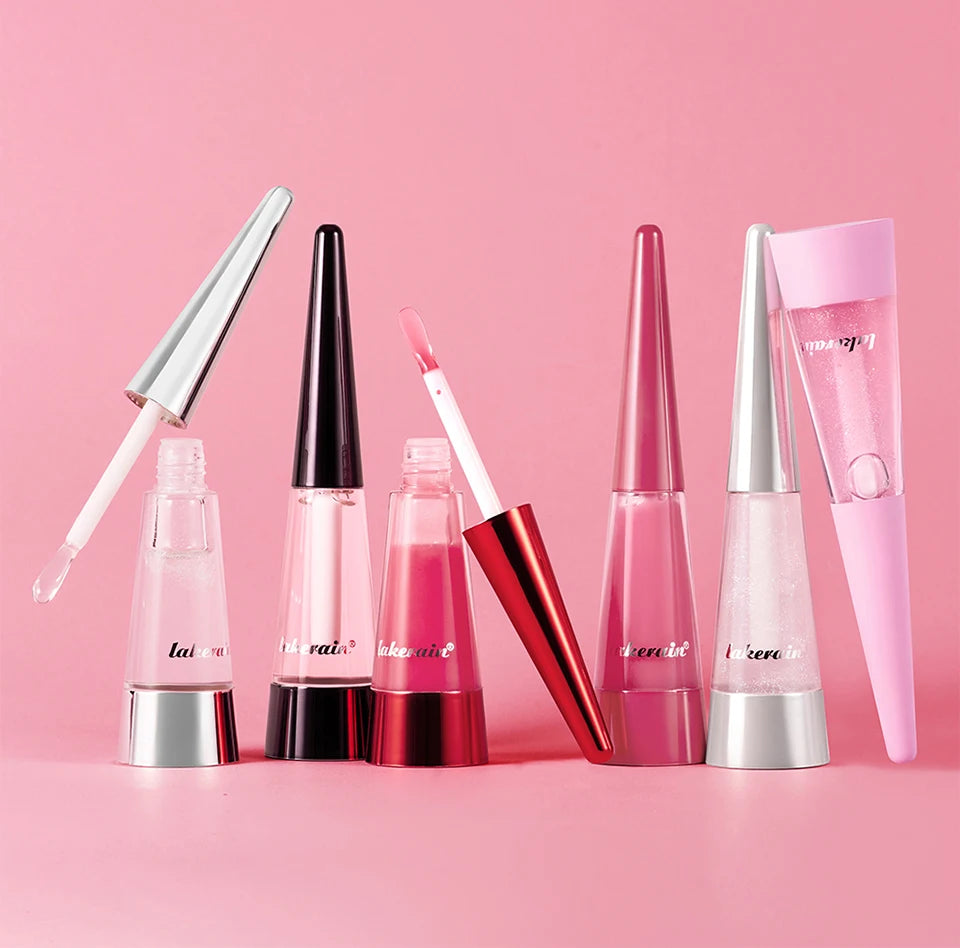 Lakerain Lip Plumper Moisturizing Lip Gloss Transparent Plump Lips Care Lip Stuffer Gift Korean Cosmetics