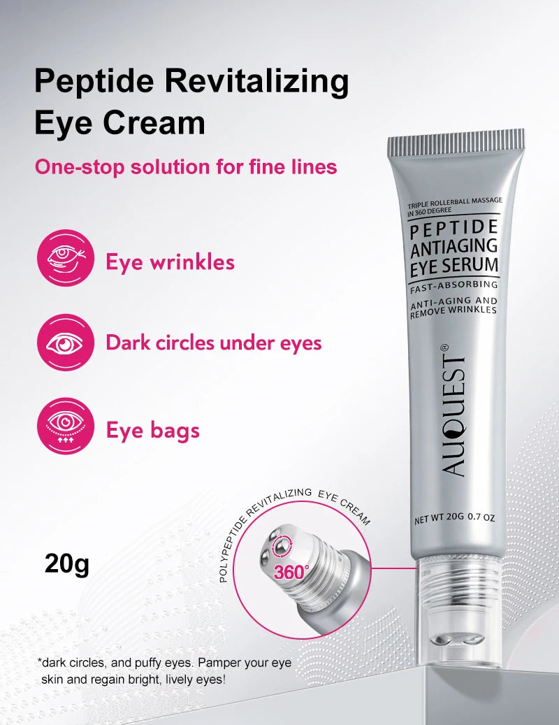 4 In 1 Eye Cream Anti Dark Circles Eye Bags Anti-Wrinkle Eye Serum Lifting Firming Eye Skin Care