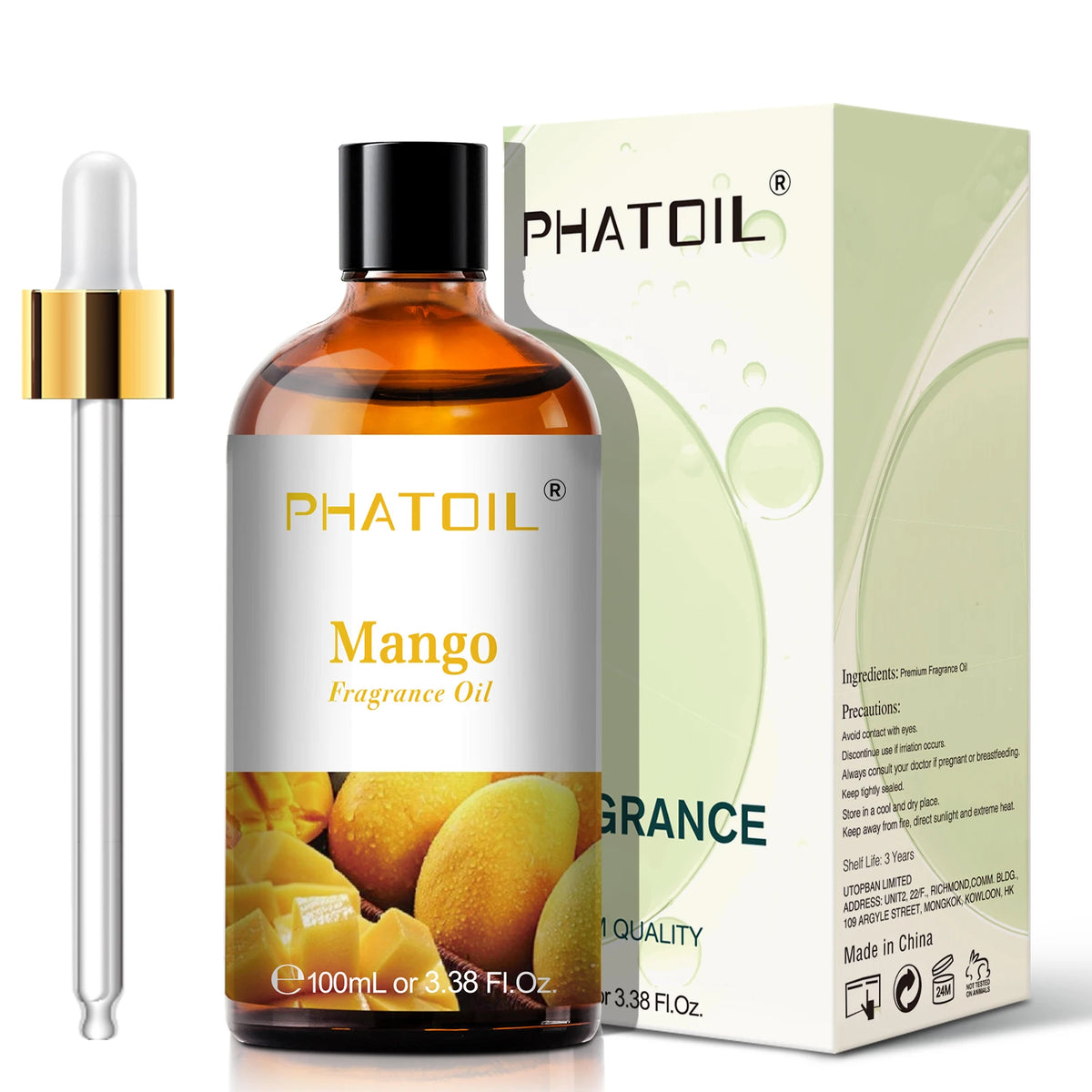 Phatoil 100ml Blueberry Fragrance Oils Coconut Vanilla Green Apple Mango Cranberry Strawberry Grape Guava Cherry Esssential Oils