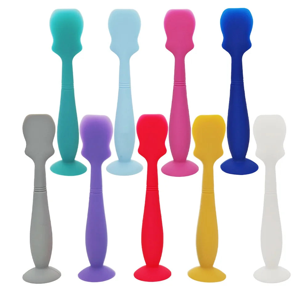 Soft Silicone Baby Diaper Rash Cream Applicator Spatula Reusable Skincare Ointment Scoop for Infant Butt Care Accessories