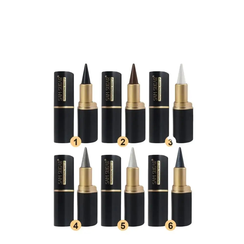 Black Waterproof Eyeliner Pen Long Lasting 24H Smudge Proof Gel Makeup Highlighter For Smokey Eye Look Fast Drying