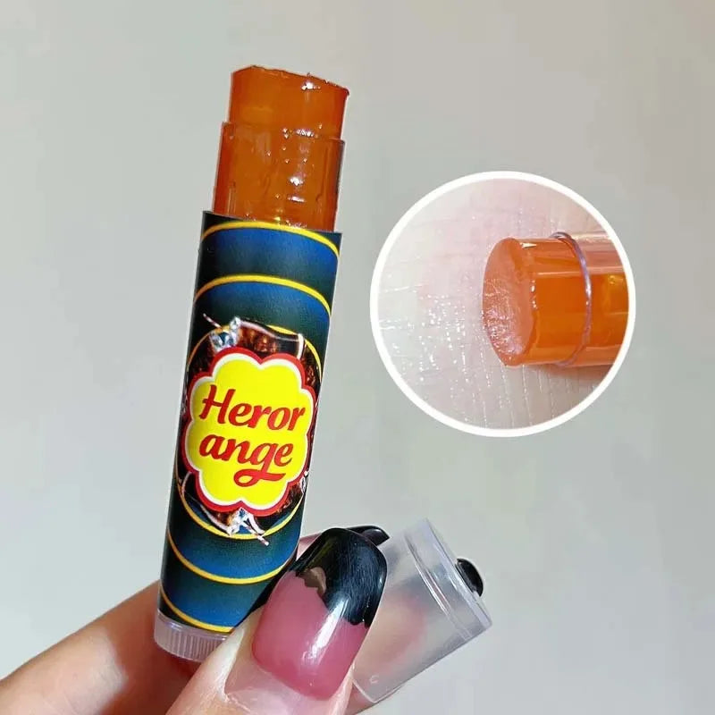 HERORANGE Various Fruit Moisturizing Lipstick Jelly Lighten Line Plump Lip Care Lip Tint Nude Lipstick Primer Colorless Lip Care