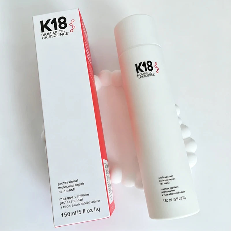 K18 New 50ml Leave-In Molecular Kertain Repair Hair Mask Softens Restores Damaged Hair Deep Keratin Treatment for Hair and Scalp