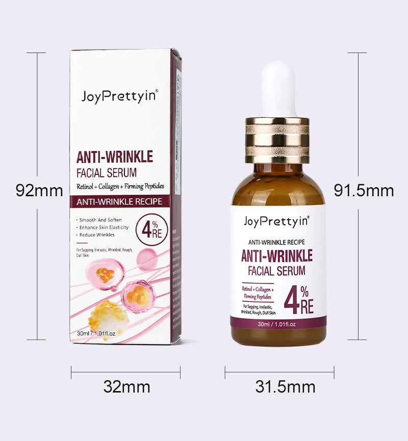 Anti-Wrinkle Retinol Face Serum Collagen Anti-Aging Lifting Firming Hyaluronic Acid Facial Serum Skin Care 30ml