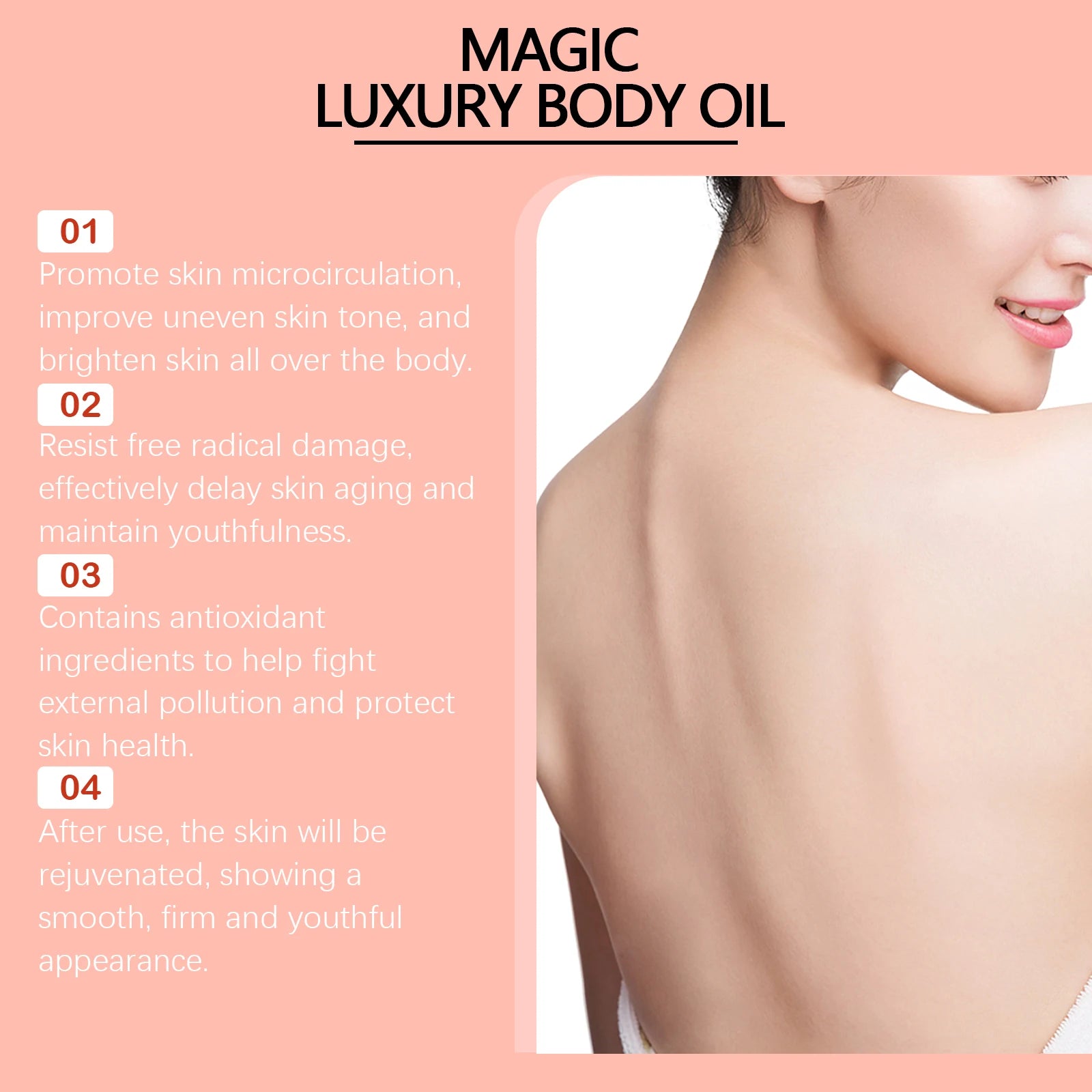 West&Month Daily Hydration Body Moisturizing Oil Firming Radiance-Boosting Moisturizer for Body Massage