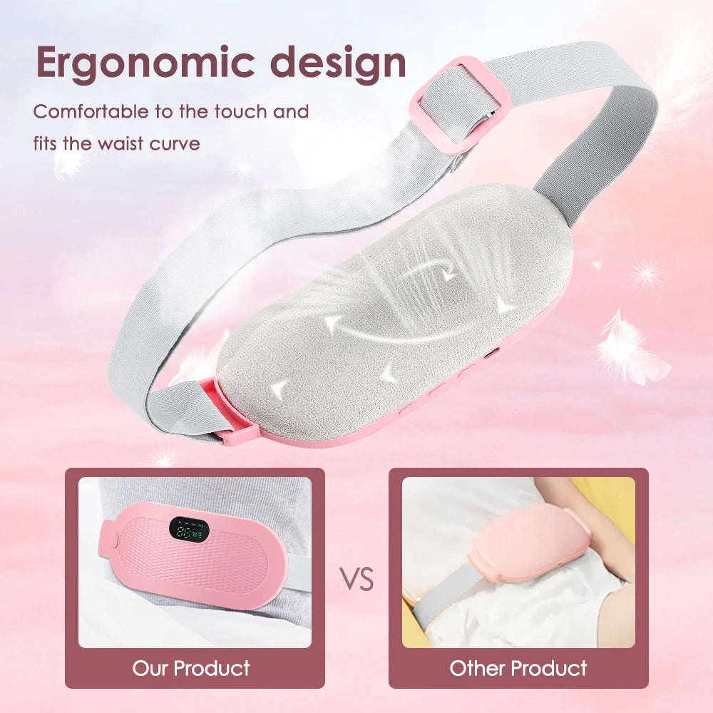 Menstrual Thermal belt Menstrual Heating Pad Electrically Heat Pads for Period Relief Discomfort Periods Massager Heater