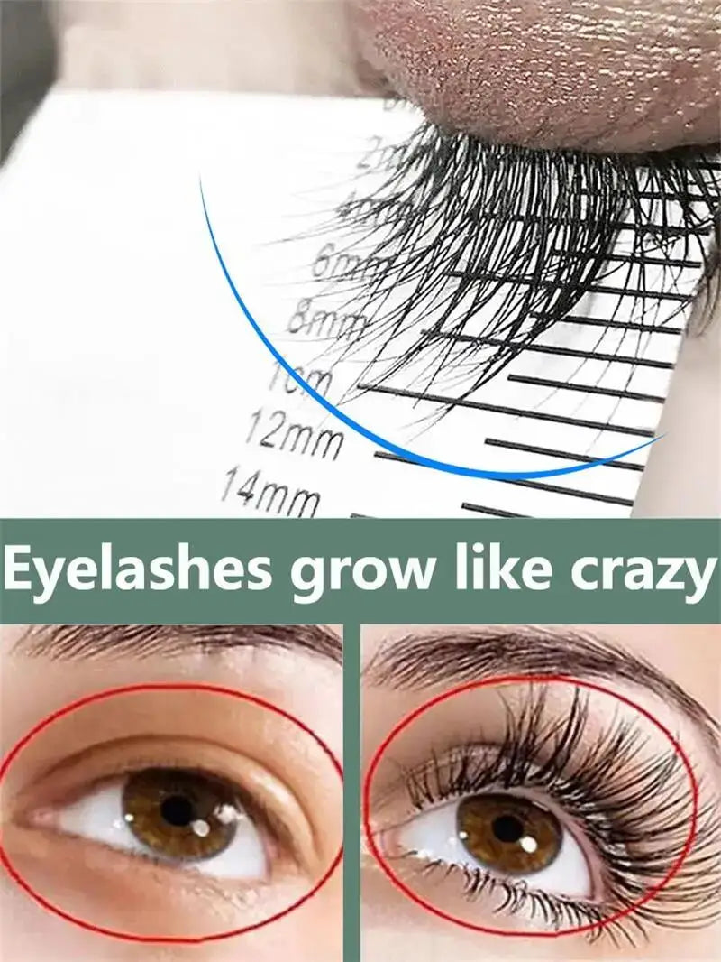 Fast Eyelash Growth Serum 7 Days Natural Eyelash Enhancer Longer Fuller Thicker Curling Lash Treatment Eye Care Products Makeup