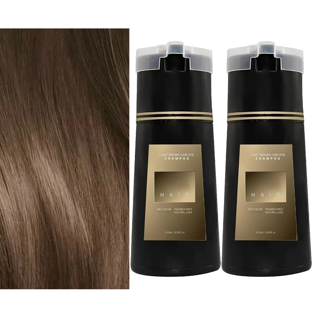 1/2/3PCS Black Hair Dye Shampoo Nova Hair Instant Dye Shampoo,Hair Dye Coloring  For Gray Hair Long Lasting Color in Minutes