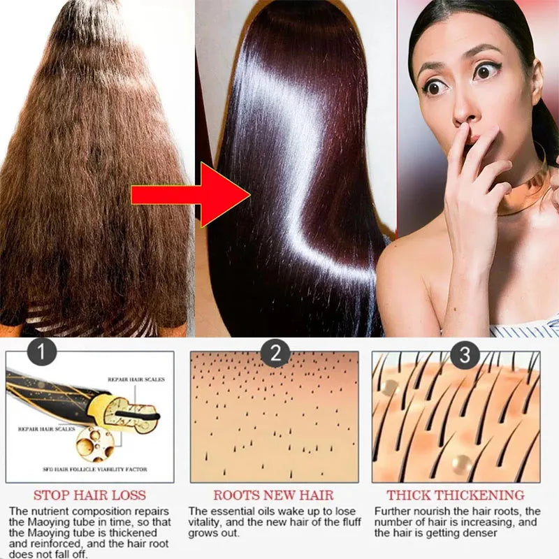 5 Seconds Repair Magical Keratin Hair Essence Damaged Frizzy Hair Soft Smooth Shiny Nutrition Deep Moisturize Hair Care Oil