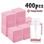 20/600pcs Lint-Free Gel Nail Wipes Aluminum-Free Nail Polish Remover Pads for NaiArt Beauty Nail Cleaning Care