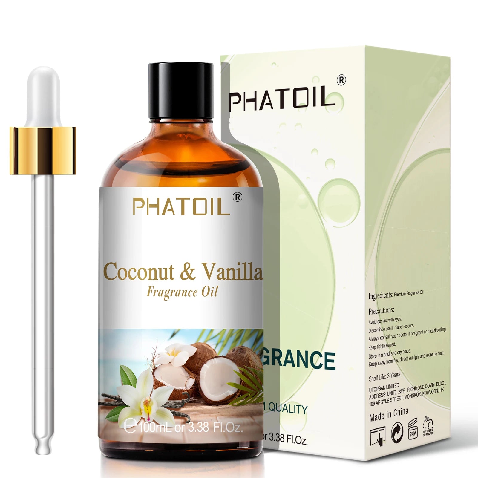 Phatoil 100ml Blueberry Fragrance Oils Coconut Vanilla Green Apple Mango Cranberry Strawberry Grape Guava Cherry Esssential Oils