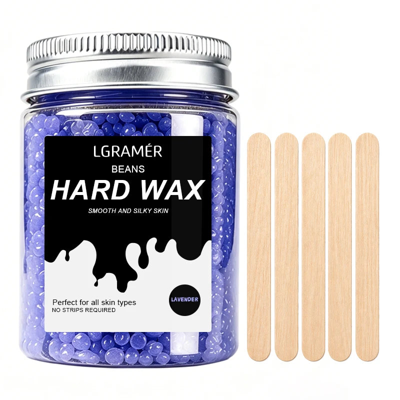 80g/380g Hard Wax Beans,Heating Hard Waxing Painless Hair Removal,Depilatory Wax Beads For Leg Armpit Full Body,Non-irritating