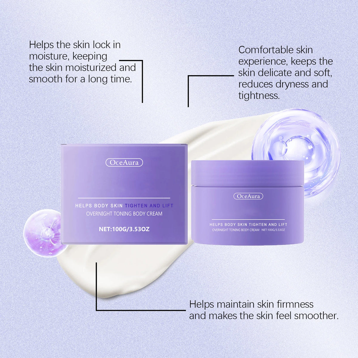 Body Shaping Cream Firming Lifting Moisturizer Skin Improving Sagging Tightens Skin Contours Smooth Massage Body Sculpting Cream