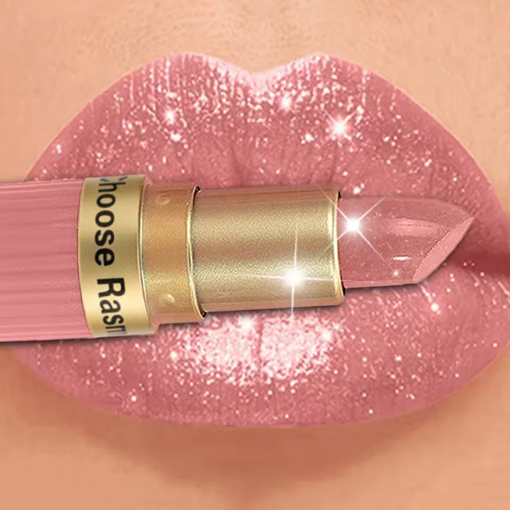 CHOOSE RASME 6 Colors Chocolate Bar Lipstick Makeup Pearl Matte Matte Not Easy to Fall out Matte Waterproof Lipstick