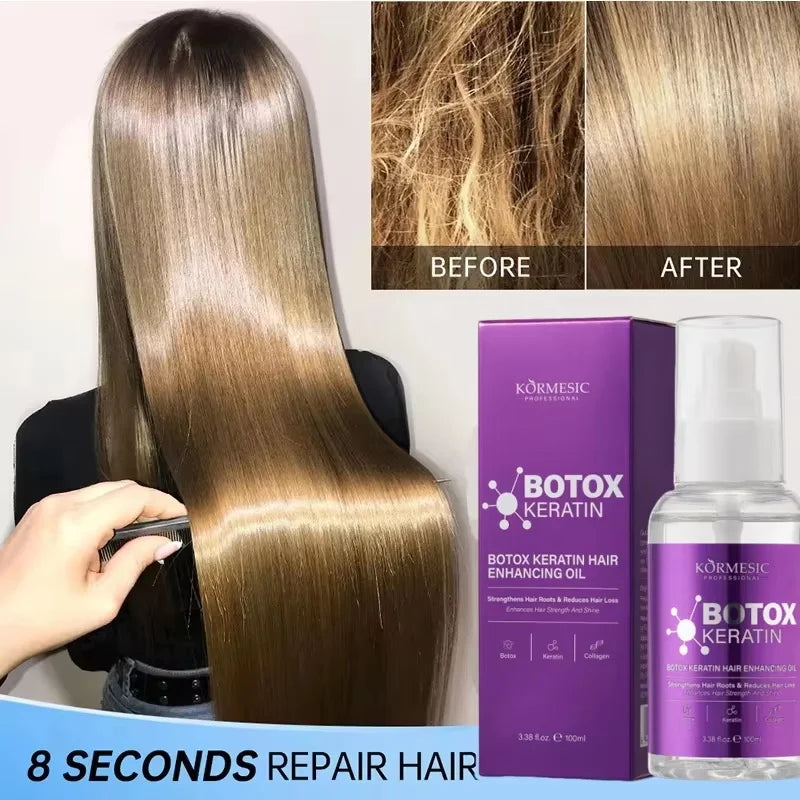 5 Seconds Repair Magical Keratin Hair Essence Damaged Frizzy Hair Soft Smooth Shiny Nutrition Deep Moisturize Hair Care Oil