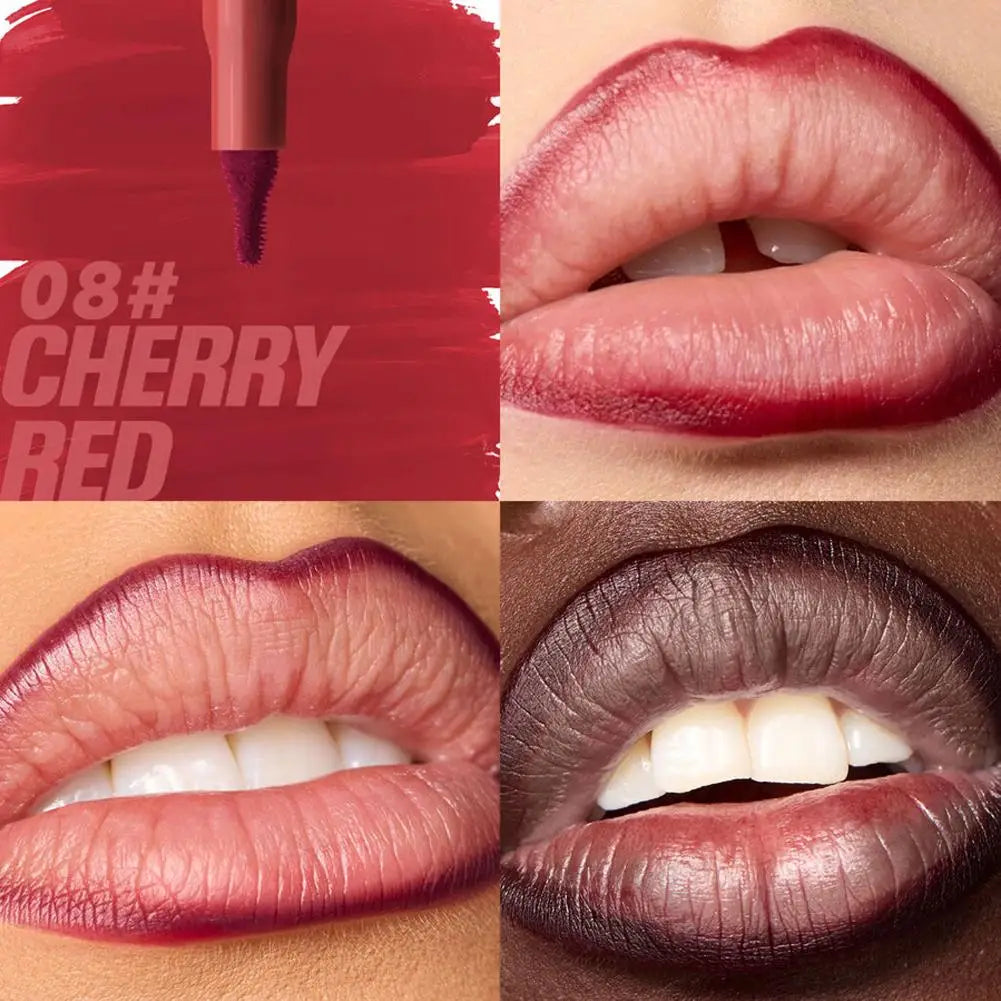PAGE VINE Lip Liner LongLasting Waterproof Highly Pigmented Long-lasting Color Creates 3D Plump Lips Defining Makeup