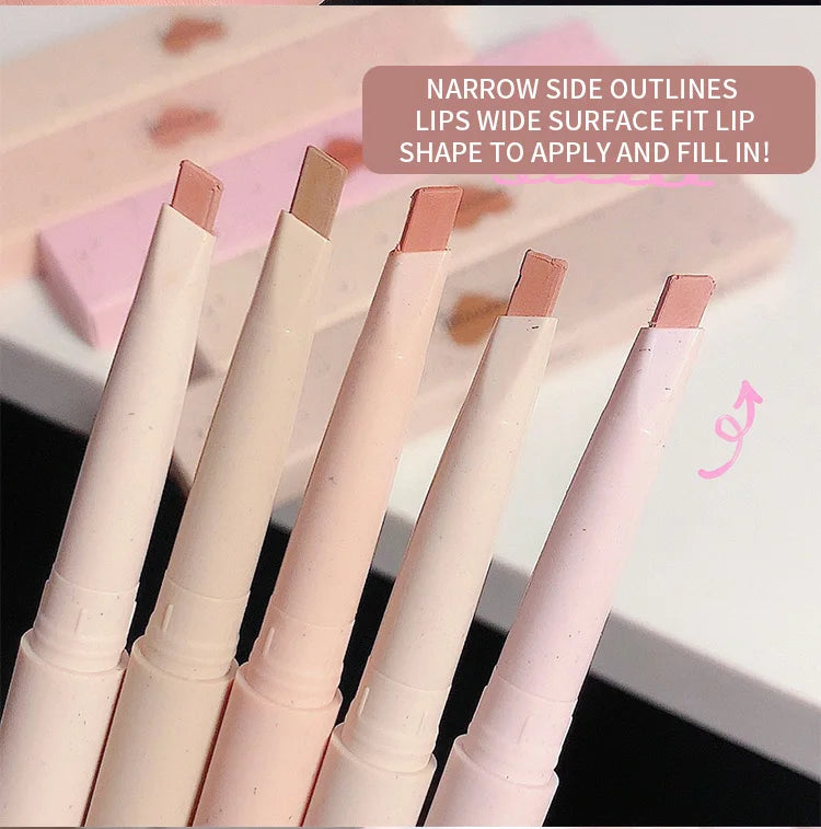 CAPPUVINI Matte Lip Liner Outline Lips Lipstick Pen Waterproof Long-lasting Color Lip Pencil Lipstick Pen