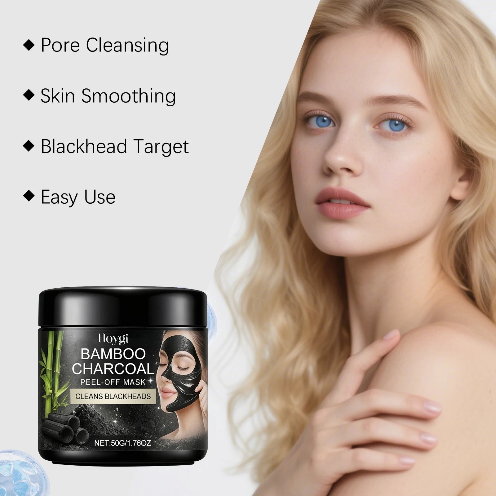 Charcoal Peel Off Mask Cream Blackhead Remover Deep Pore Cleansing Purifying Hydrating Facial Mask For All Skin Types