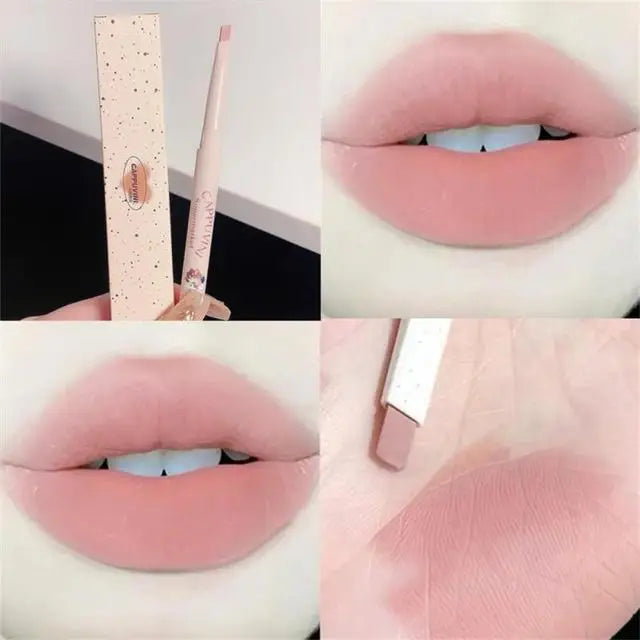 Nude Lip Liner Pencil, Smooth Outline Lip Shape, Waterproof Long-Lasting Matte Lipstick Pen Makeup for Natural Lips