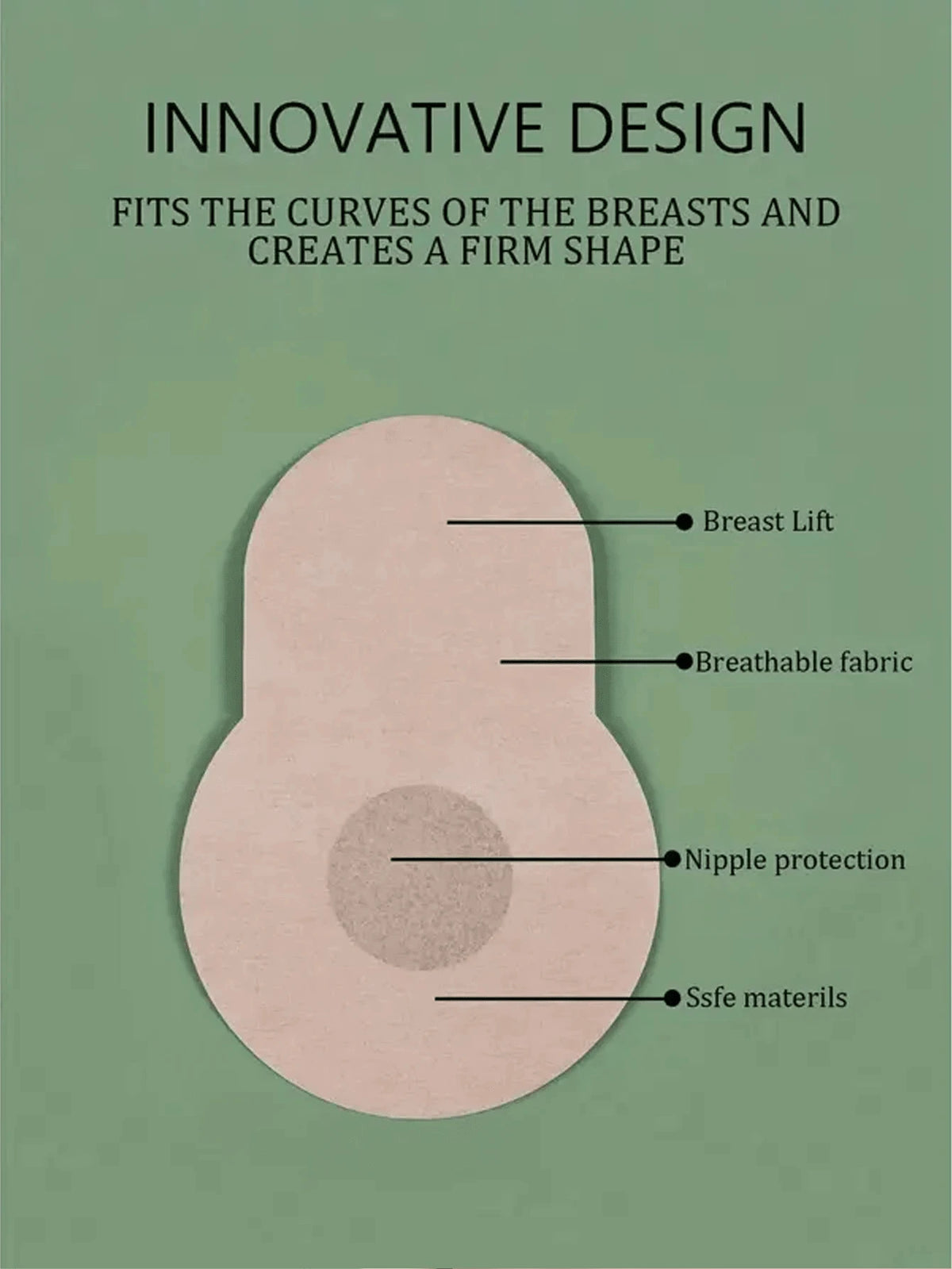 10-40pcs Invisible Nipple Stickers Non-Woven Fabric Lift Breast Pads Chest Bra Boob Patches Disposable Nipple Covers for Women