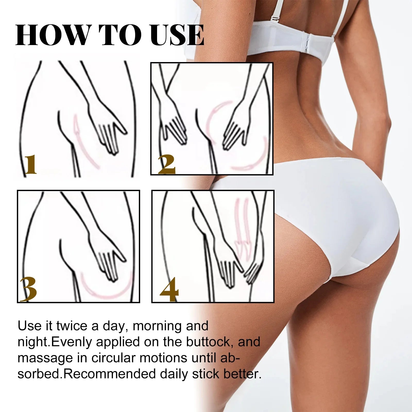 Buttock Enlarge Butt Enhancement Essential Oil Butt Lift Up Firming Big Hip Enhance Cream Butt Breast Plump Growth Sexy BodyCare