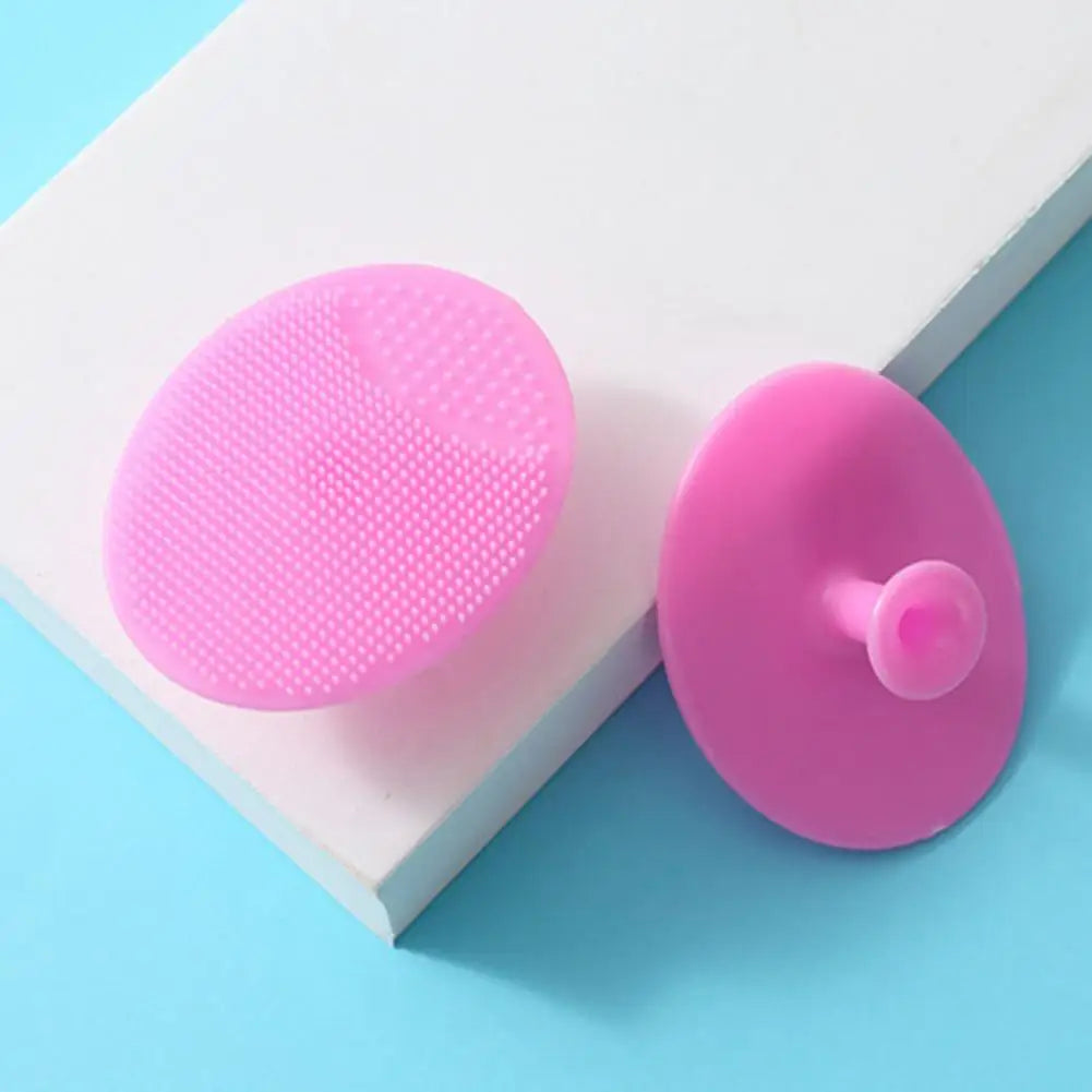 3 Color Sets Bath Brushes Wash Face Pad Facial Exfoliat SPA Facial Clean Brush Baby Shower Brushes Sponges Washer Dryer