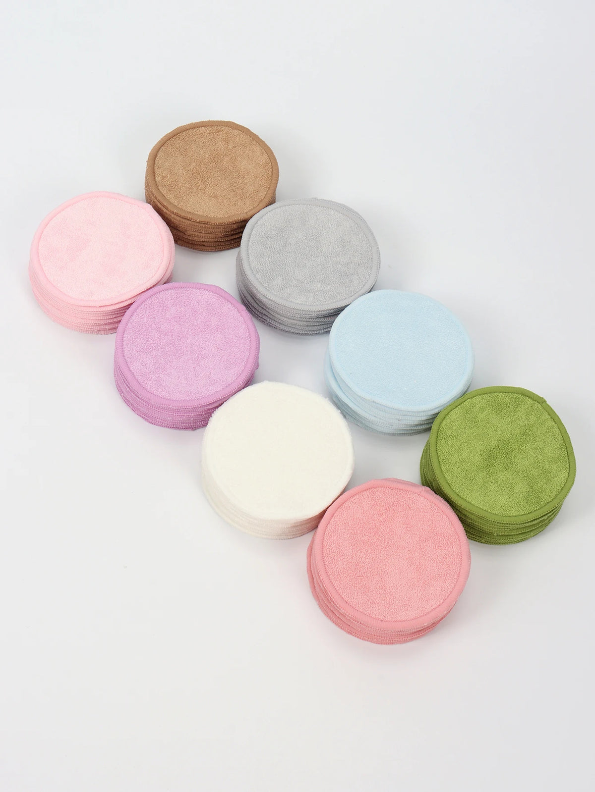 5/10/20 Pack Reusable Makeup Remover Pads Washable Face Cleansing Puff Cloth Clean Sponge Liquid Cream Tools Cosmetic Remover