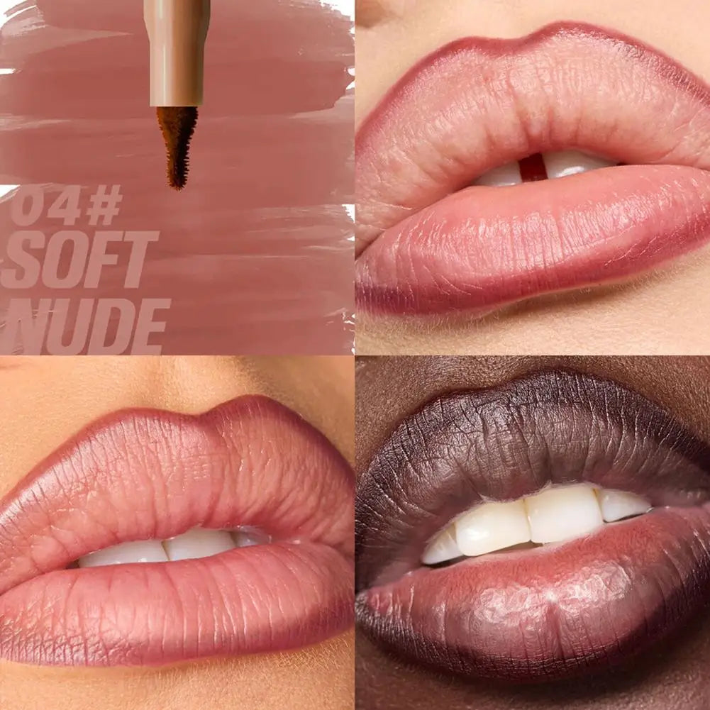 PAGE VINE Lip Liner LongLasting Waterproof Highly Pigmented Long-lasting Color Creates 3D Plump Lips Defining Makeup