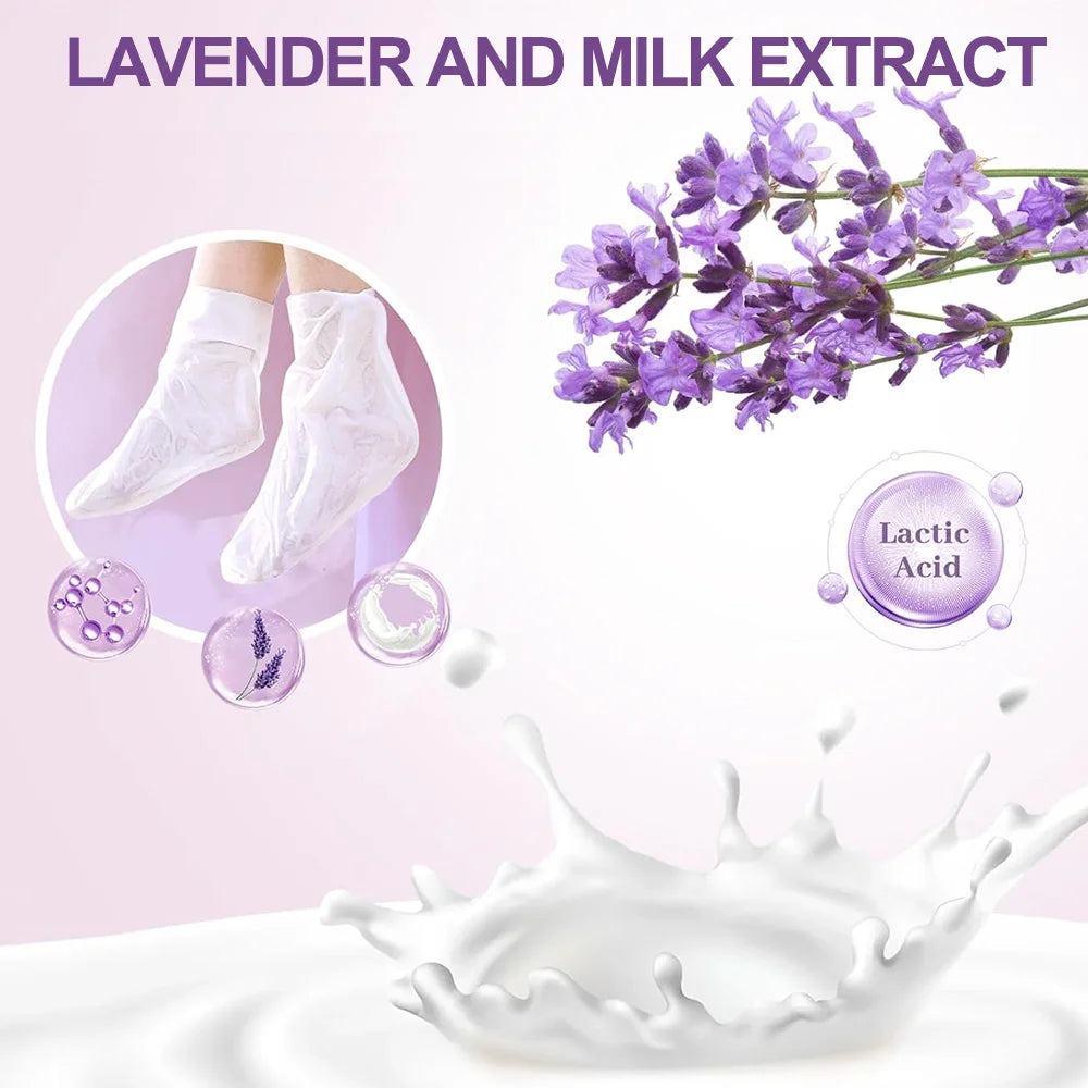 1-20Pair Exfoliating Feet Mask Exfoliating Foot Peel Mask Socks Pedicure Peeling Dead Skin Remover Feet Mask Peel Moisturizing