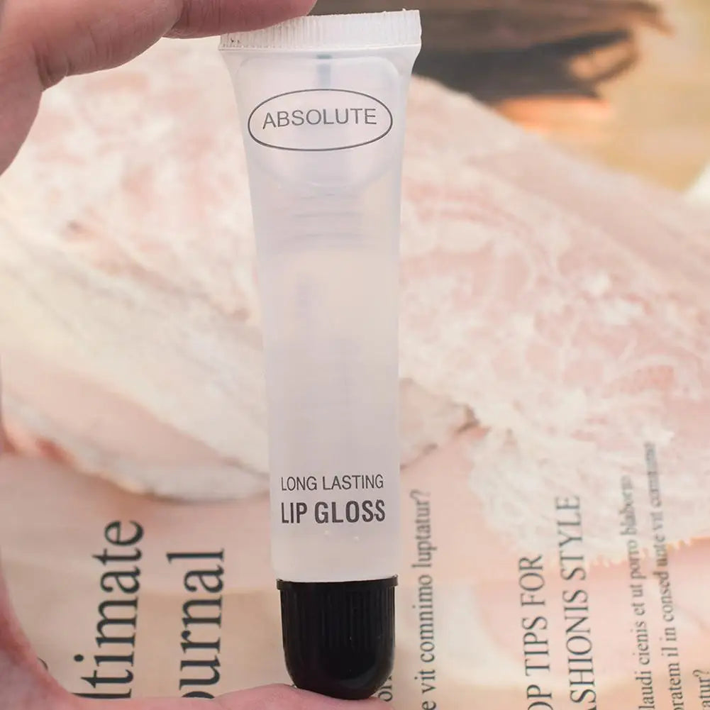 1Pc Absolute Lip Gloss Moisturizer Plumper Waterproof Long-lasting Hydrating Transparent Non-Sticky Gentle Nourishing Makeup
