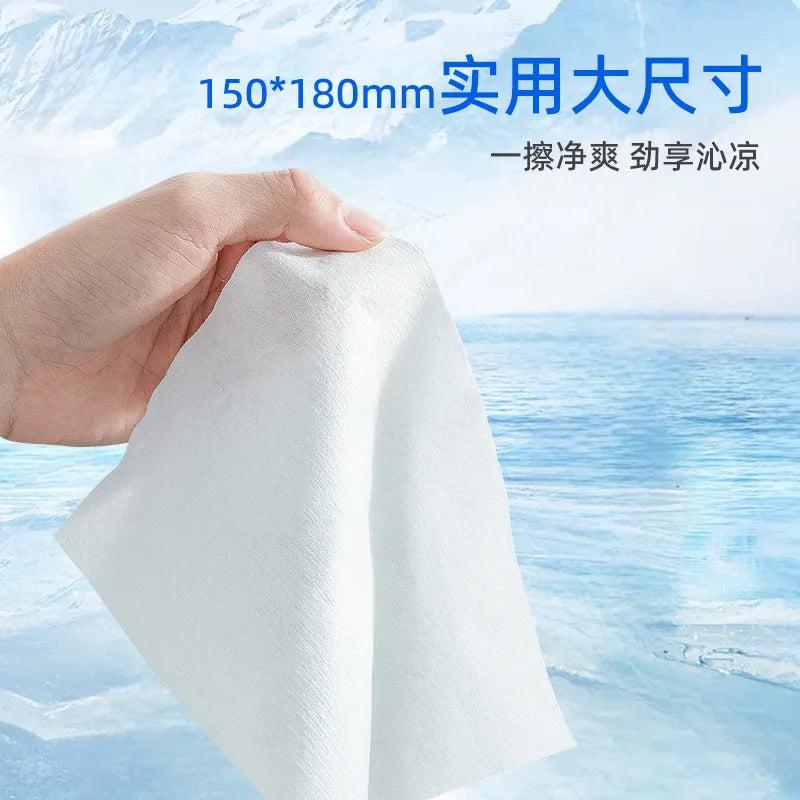 Summer cool and refreshing wet wipes portable. Summer cool and refreshing wet wipes paper,refreshing invigorating.Mint wet wipes