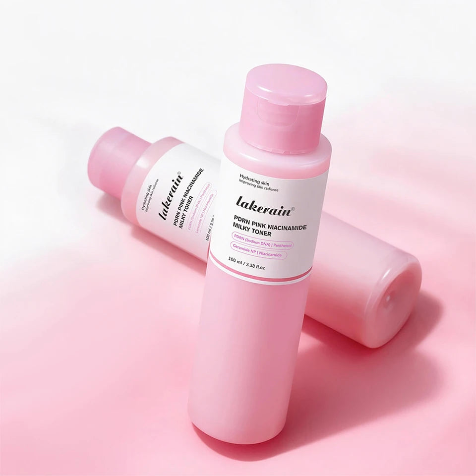 Pink Niacinamide Milky Toner Long-lasting Hydration Even Skin Tone Quickly Absorbed Achieve Dewy Glass Skin Daily Milky Toner