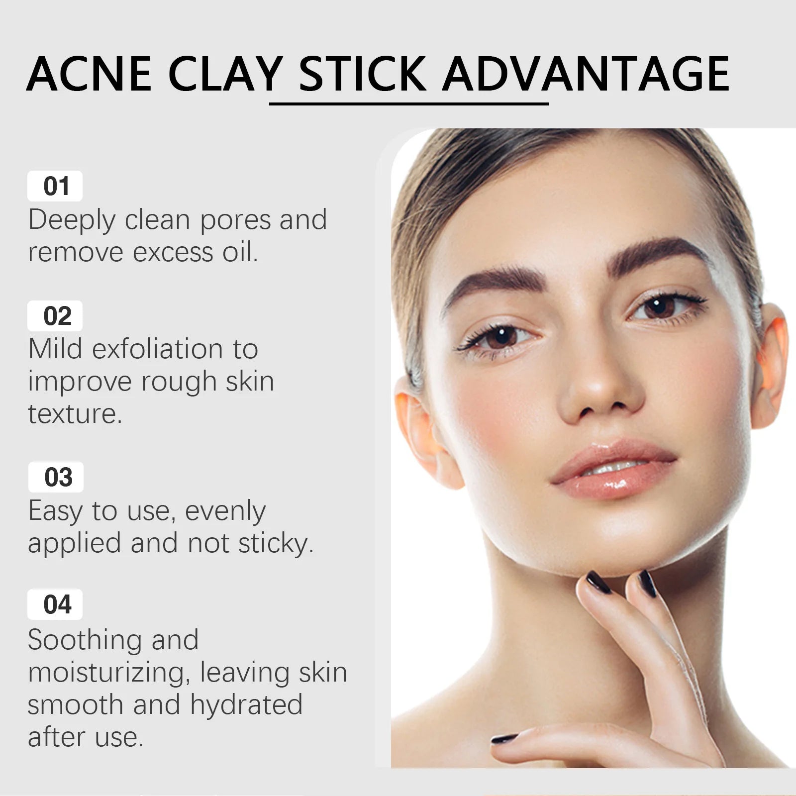 Pore Cleaning Clay Mask Mud Shrinking Pores Moisturizer Hydrating Exfoliating Oil Control Blackhead Pimple Acne Treatment Mask