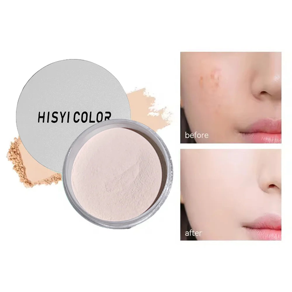 Waterproof Matte Loose Setting Powder – Oil Control, Brightening, Long-Lasting, Natural Finish, Multi-Skin, Unisex, Certified