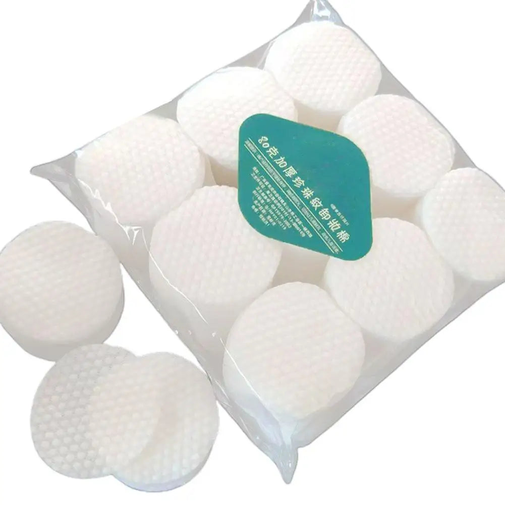 1 Set Disposable Pearl Pattern Makeup Cotton Wipes Soft Remover Pads Facial Cleaning Cosmetic Cotton Pads