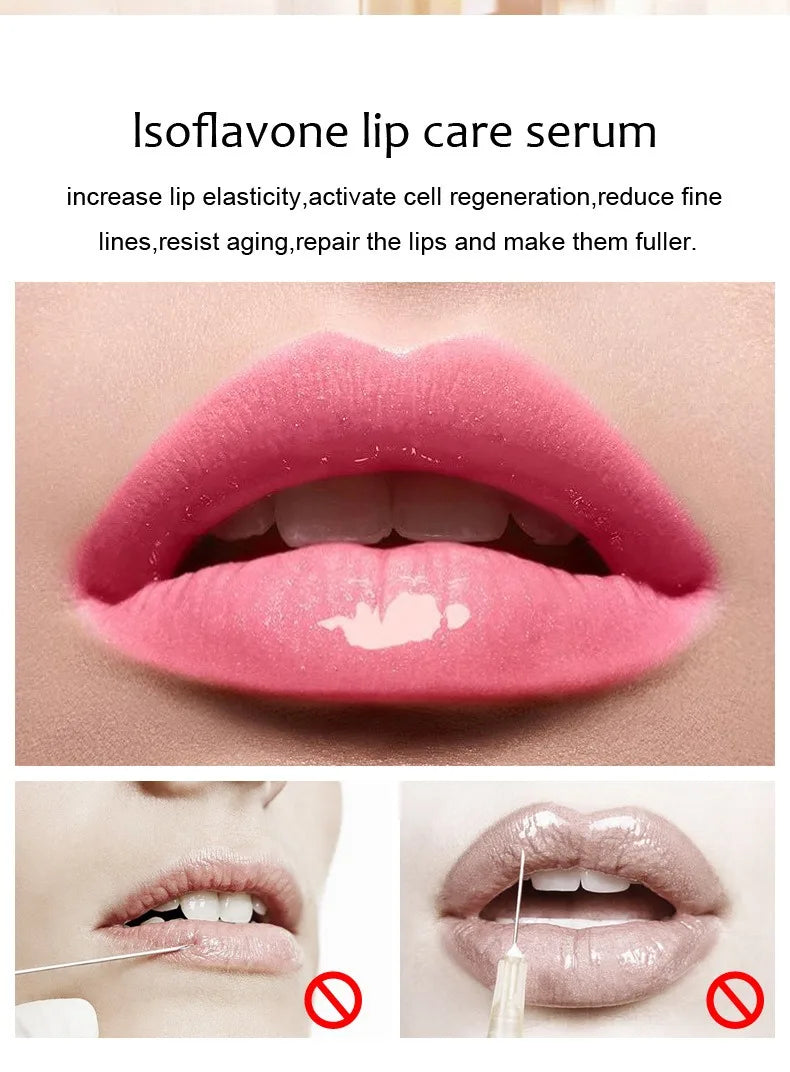 1/2PCS Transparent Lip Gloss Plumping Lip Oil - Moisturizing Repairing Fine Line Reducer Brighten Enhance Lip Serum for Lip Care