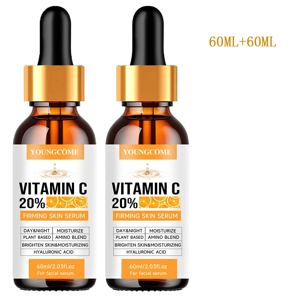 YOUNGCOME Premium 20% Vitamin C Serum For Face with Hyaluronic Acid, Retinol - Boost Skin Collagen, Anti Aging & Wrinkle Facial