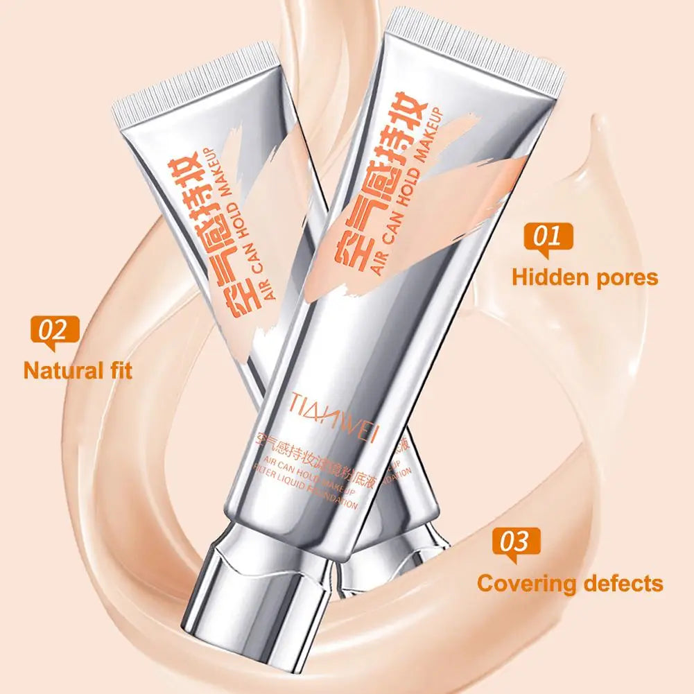 Airy Lasting Makeup Foundation Moisturizing Concealer Brightening Skin Color Invisible Pore Makeup Primer Isolation Cream 30ml