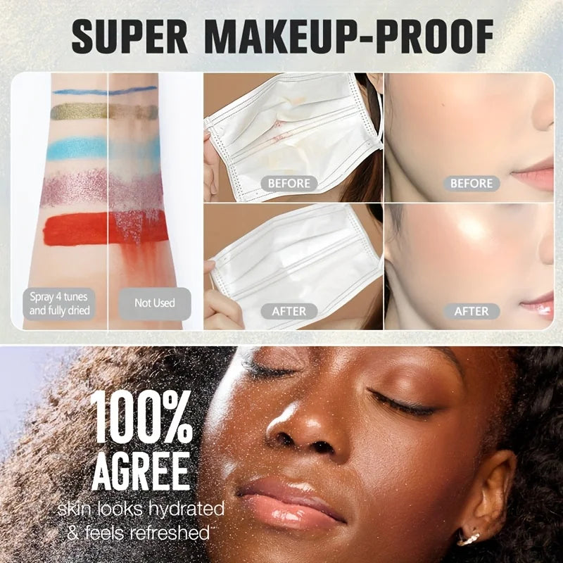 2pcs Long-Lasting Makeup Setting Spray - Matte Finish, Oil Control, 12H Lock Makeup, Suitable for All Skin Types